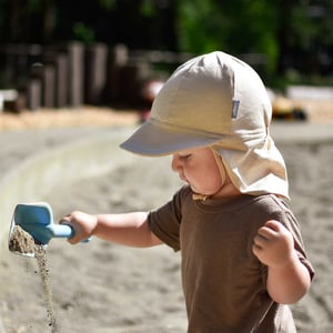 Jan & Jul Sun Soft Baby Cap - Oat Jan & Jul Sun Soft Baby Cap - Oat