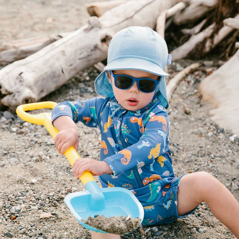 Jan & Jul Sun Soft Baby Cap - Stormy Blue Jan & Jul Sun Soft Baby Cap - Stormy Blue