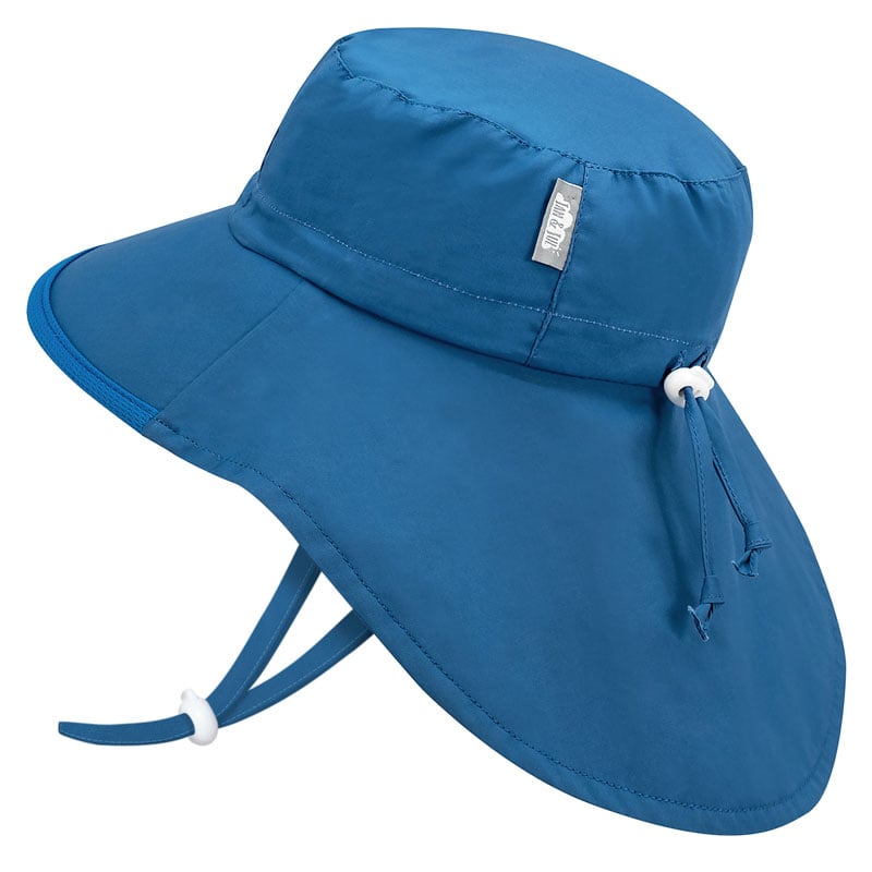 Jan & Jul Gro-With-Me Cotton Adventure Hat - Atlantic Blue Jan & Jul Gro-With-Me Cotton Adventure Hat - Atlantic Blue