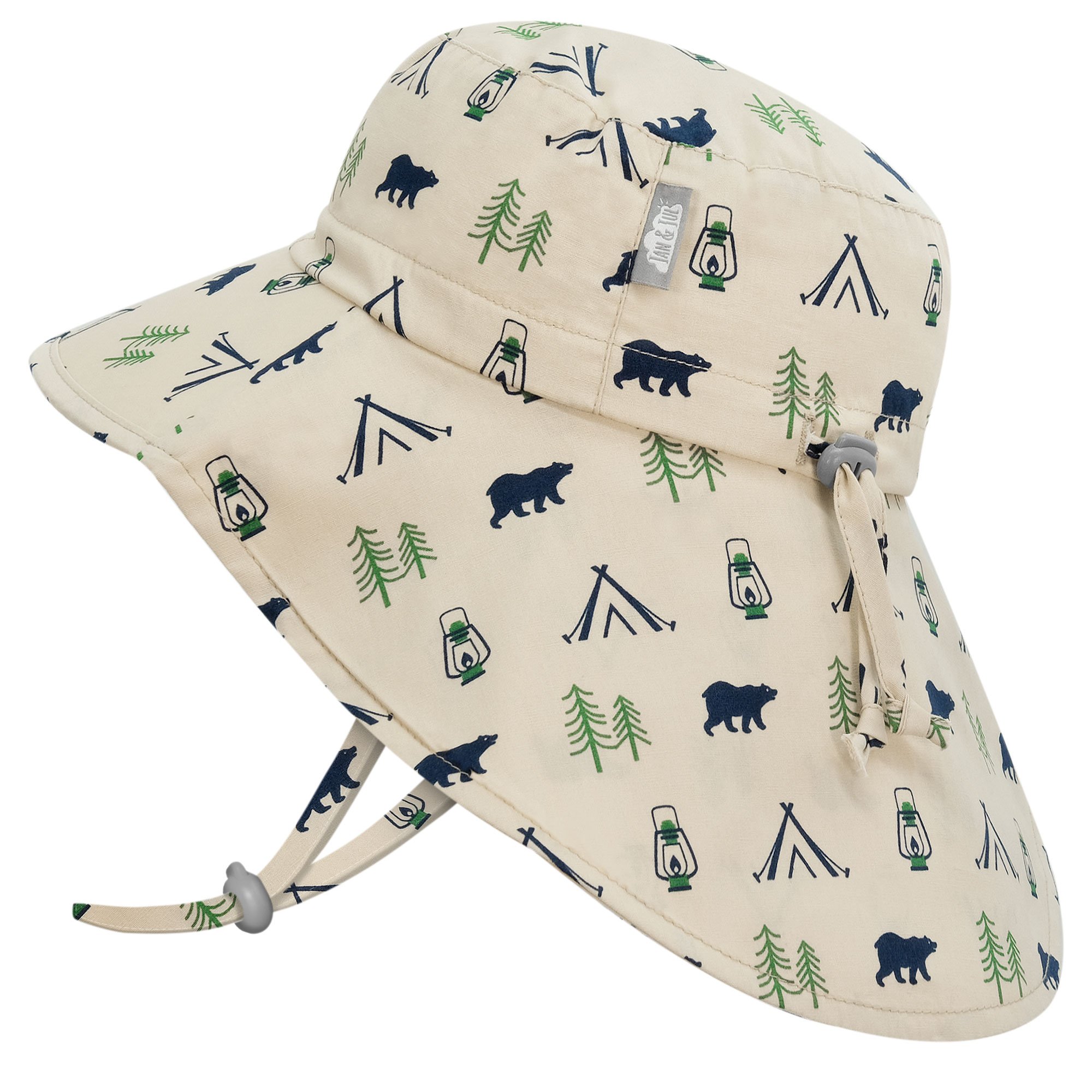 Jan & Jul Gro-With-Me Cotton Adventure Hat - Juniper Green Jan & Jul Gro-With-Me Cotton Adventure Hat - Juniper Green