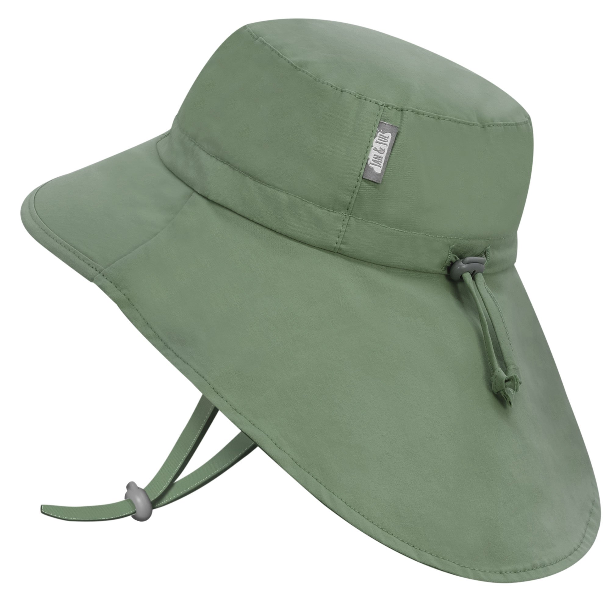 Jan & Jul Gro-With-Me Cotton Adventure Hat - Juniper Green Jan & Jul Gro-With-Me Cotton Adventure Hat - Juniper Green