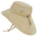 Kids Cotton Xplorer Hats | Olive Khaki UV Sun Hat | Jan & Jul