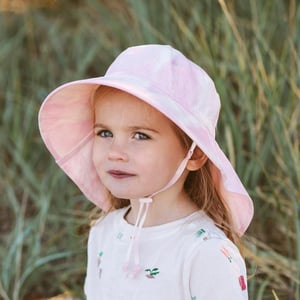 JAN & JUL Cotton Sun Hat For Kids – UPF 50+, Adjustable Drawstring & Breakaway Chin Strap