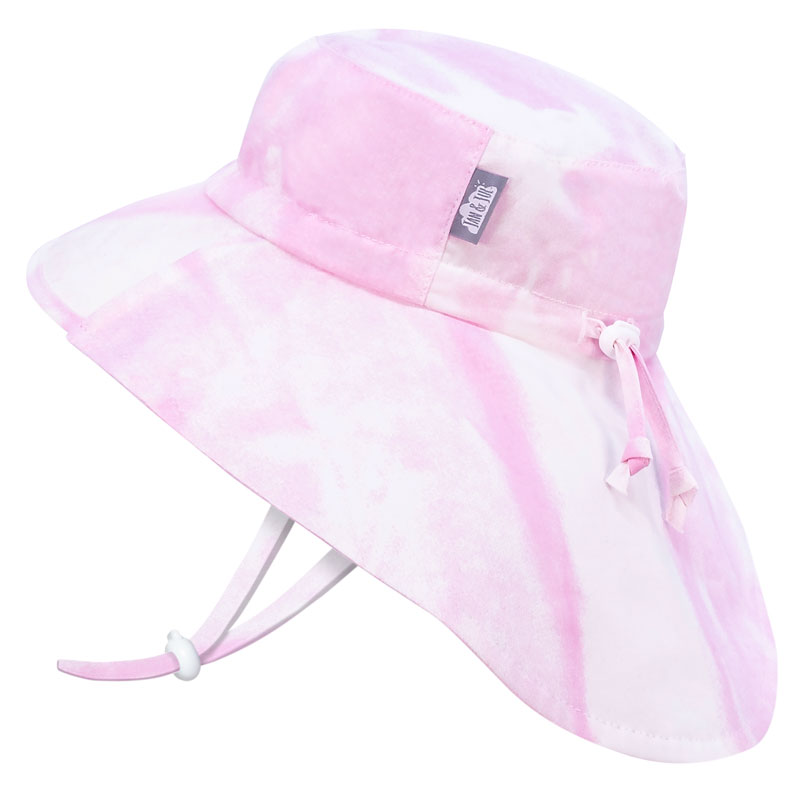 Jan & Jul Gro-With-Me Cotton Floppy Hat - Cotton Candy Tie-Dye Jan & Jul Gro-With-Me Cotton Floppy Hat - Cotton Candy Tie-Dye