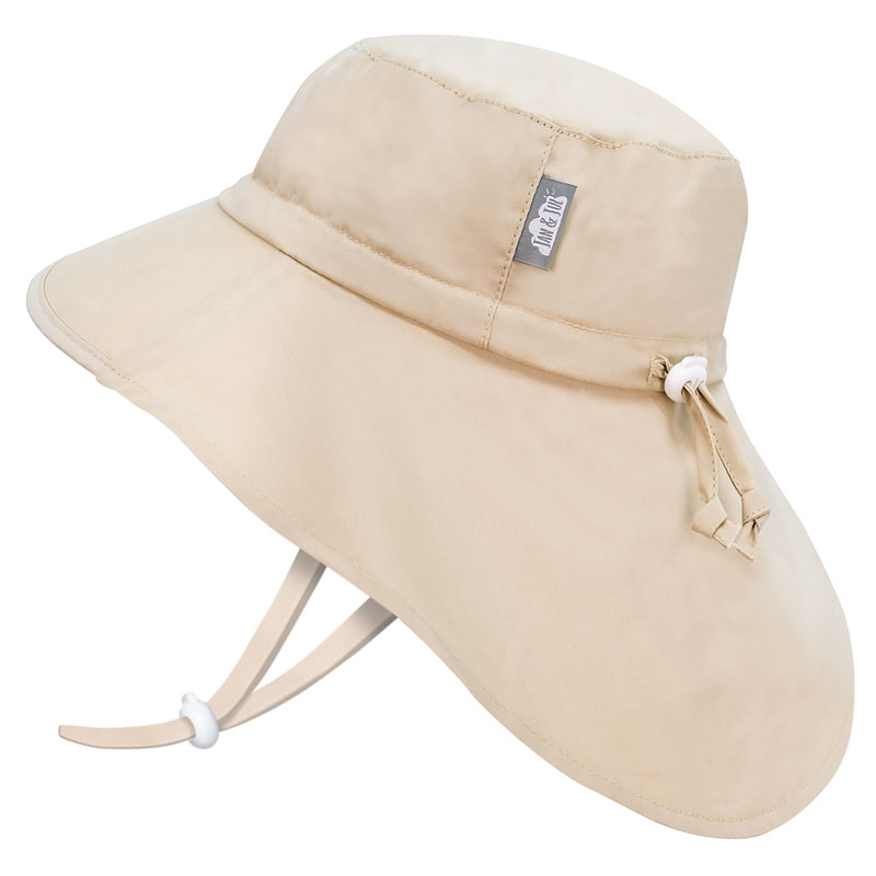 Jan & Jul Gro-With-Me Cotton Adventure Hat - Sand Jan & Jul Gro-With-Me Cotton Adventure Hat - Sand
