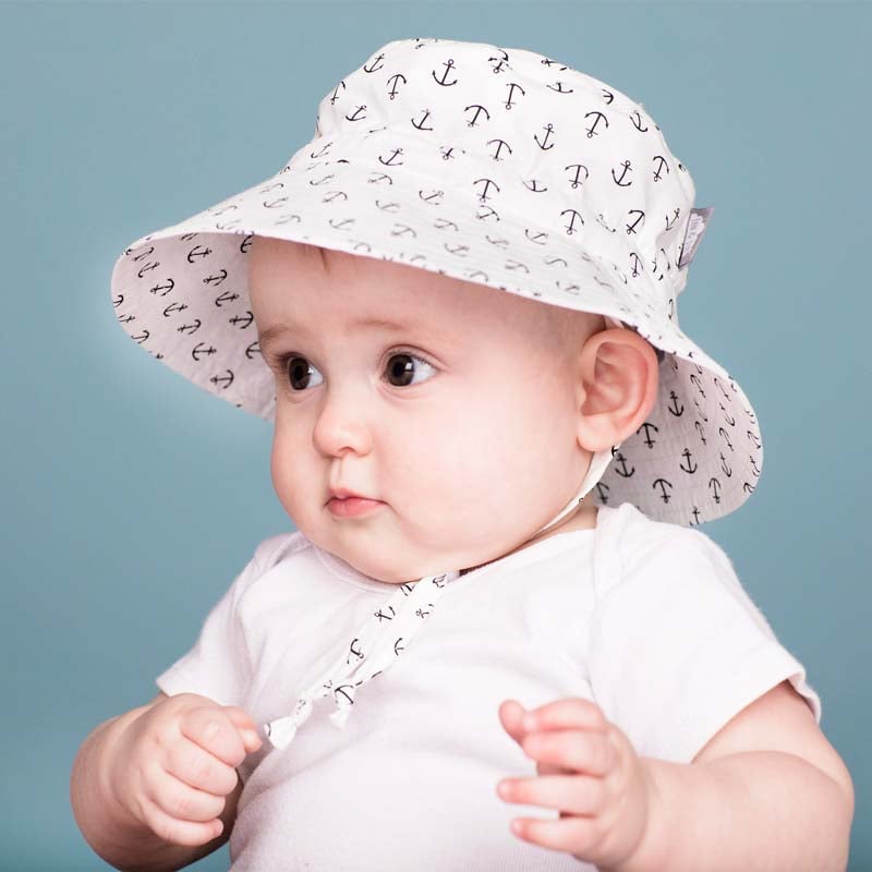Kids Cotton Bucket Hats Anchor for Toddlers Jan Jul