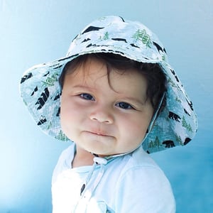 Kids Cotton Bucket Hats | Bear