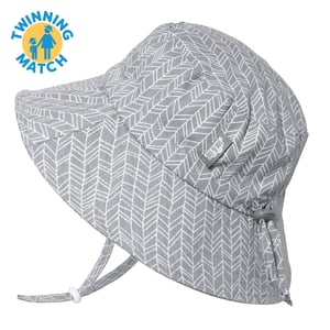 Cotton Floppy – Grey Herringbone Cotton Floppy – Grey Herringbone