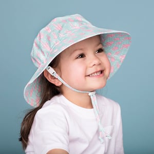 Kids Cotton Bucket Hats | Coral