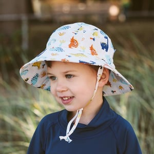 Kids UV Baseball Caps | T-Rex UPF50+ Snapback | Jan & Jul