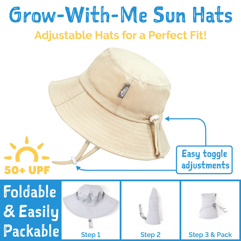 Kids Cotton Bucket Hats, Spring Showers for Toddlers