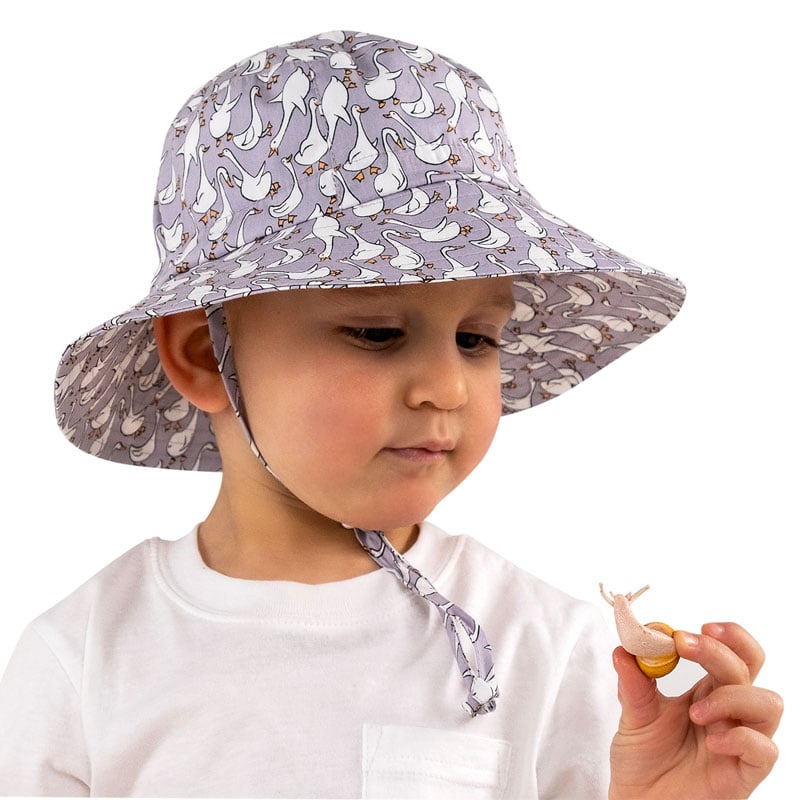 Kids Cotton Bucket Hats, Goose for Toddlers