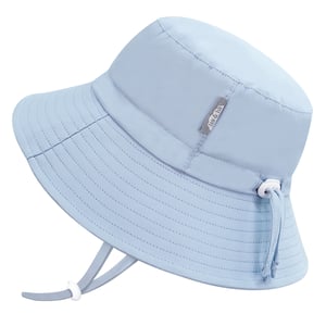 Kids Cotton Bucket Hats | Light Blue