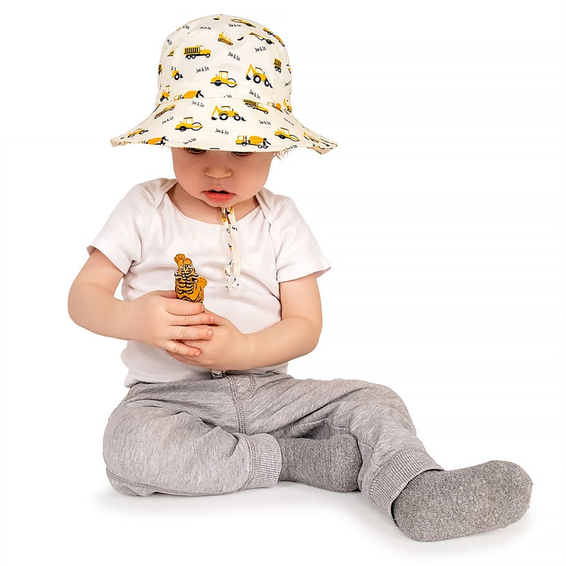 Kids Cotton Bucket Hats | Little Diggers for Toddlers | Jan