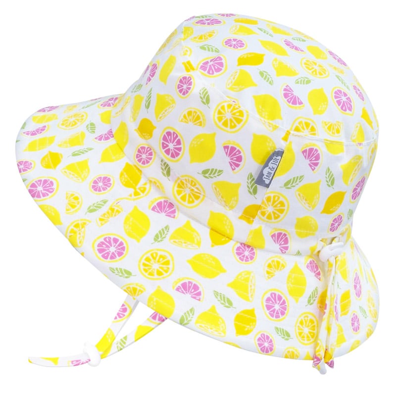Kids Cotton Bucket Hats, Lemons for Toddlers