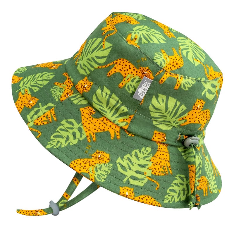 ハット THE GREATEST Paper Bucket KS1290 Kids Cotton Bucket Hats | Leopard for Toddlers | Jan & Jul