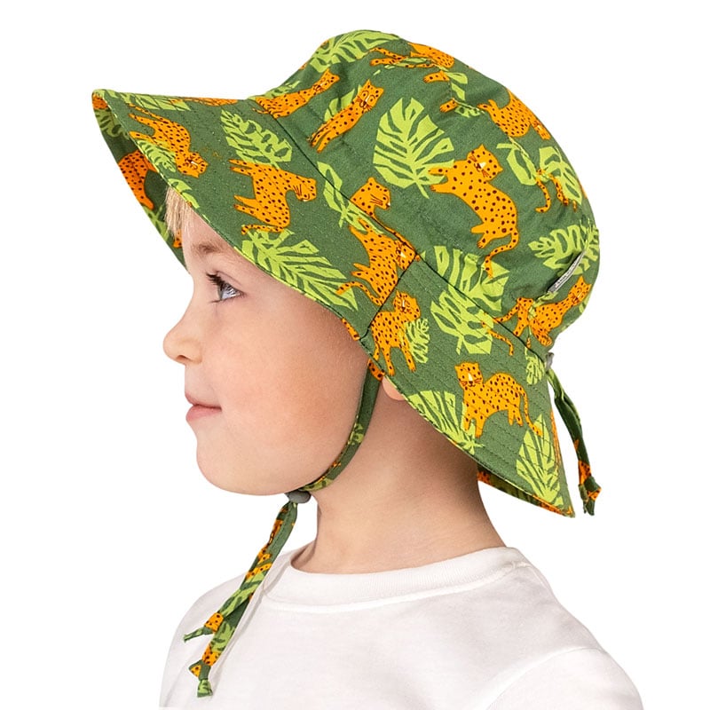 Kids Cotton Bucket Hats | Leopard for Toddlers | Jan & Jul