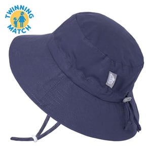 Kids Cotton Bucket Hats | Navy