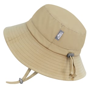 Kids Cotton Bucket Hats | Olive Khaki