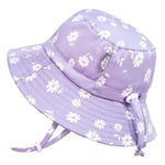 Kids Cotton Bucket Hats | Purple Daisy