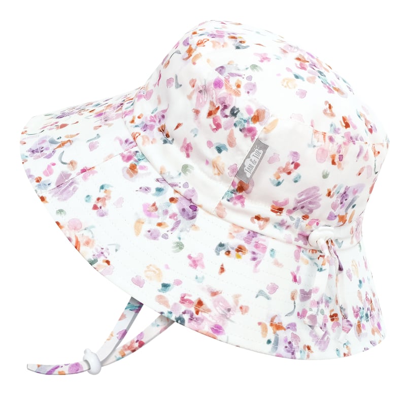 Kids Cotton Bucket Hats | Pretty Petals for Toddlers | Jan & Jul