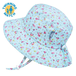 Kids Cotton Bucket Hats | Retro Rose