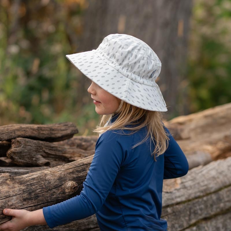 Kids Cotton Bucket Hats, Spring Showers for Toddlers