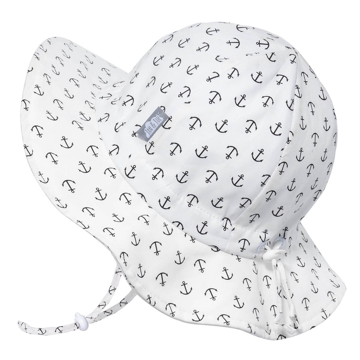 Jan & Jul Gro-With-Me Cotton Floppy Hat - Anchors Jan & Jul Gro-With-Me Cotton Floppy Hat - Anchors