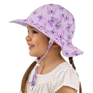 Kids Cotton Floppy Hats | Butterfly