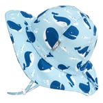 Kids Cotton Floppy Hats | Blue Whale