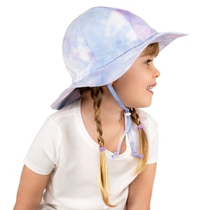 Kids Cotton Floppy Hats | Cotton Candy Tie-Dye