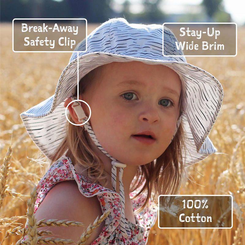 Baby hats that stay on new arrivals