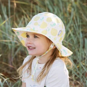 Kids Cotton Floppy Hats | Lemon Fresh