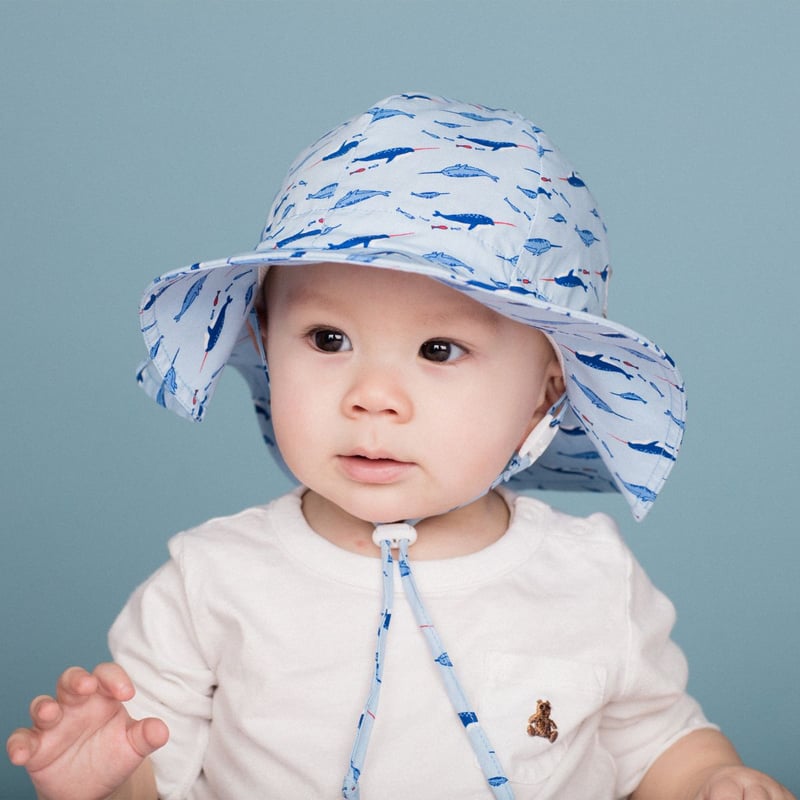 Kids Cotton Floppy Hats | Narwhale
