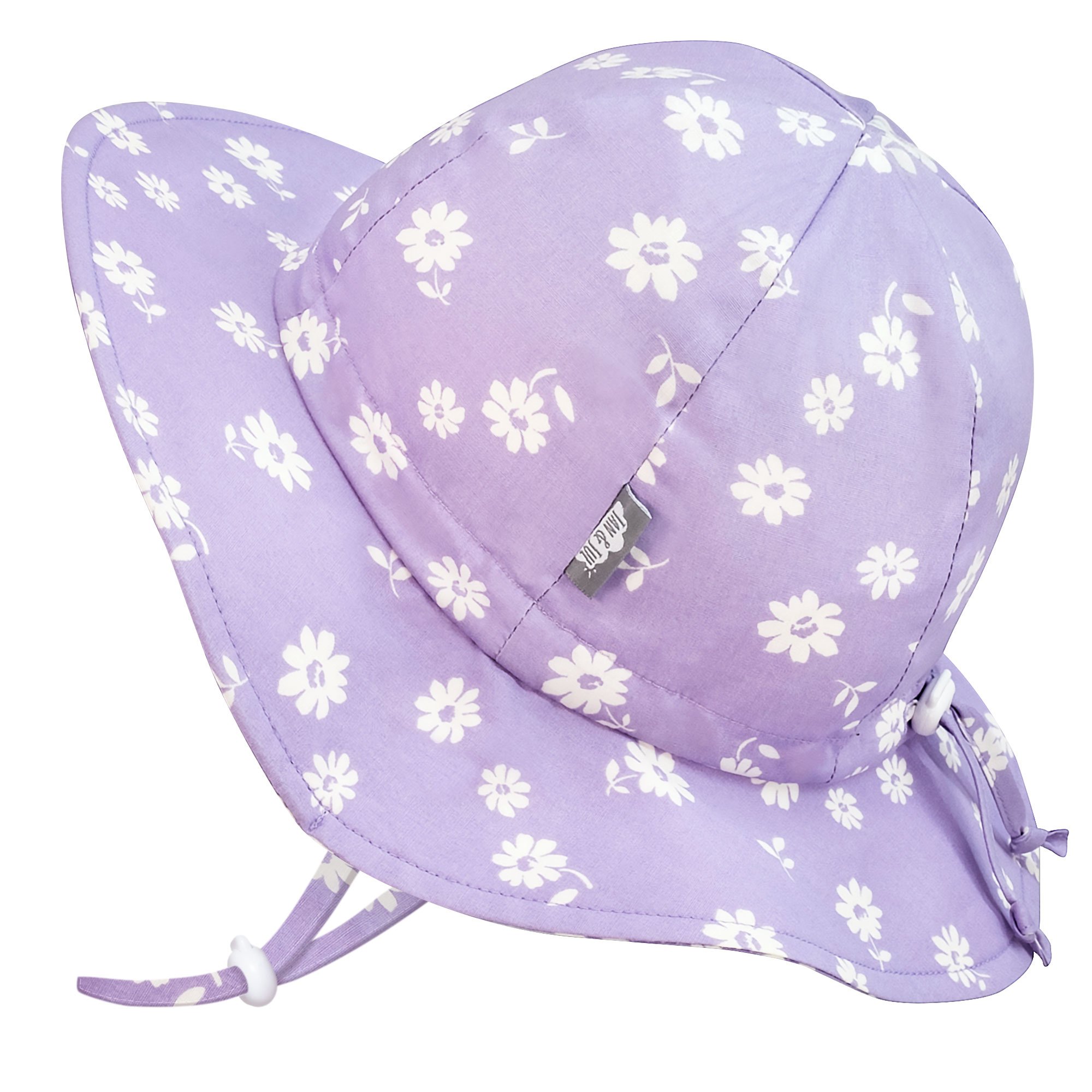 Jan & Jul Gro-With-Me Cotton Adventure Hat - Purple Daisy Jan & Jul Gro-With-Me Cotton Adventure Hat - Purple Daisy