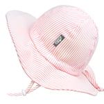 Kids Cotton Floppy Hats | Pink Stripes
