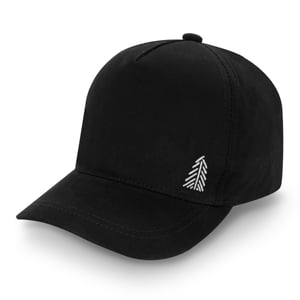 Kids Cotton Baseball Caps | Black