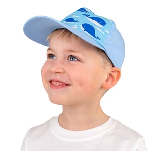 Kids UV Baseball Caps | Blue Whale