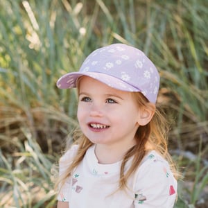 Kids Lite Baseball Caps | Purple Daisy