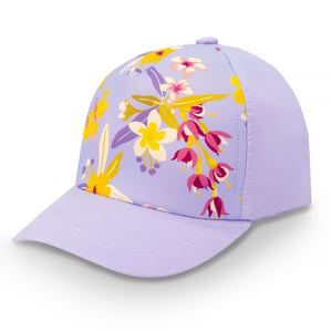 Kids UV Baseball Caps | Tropical Bloom