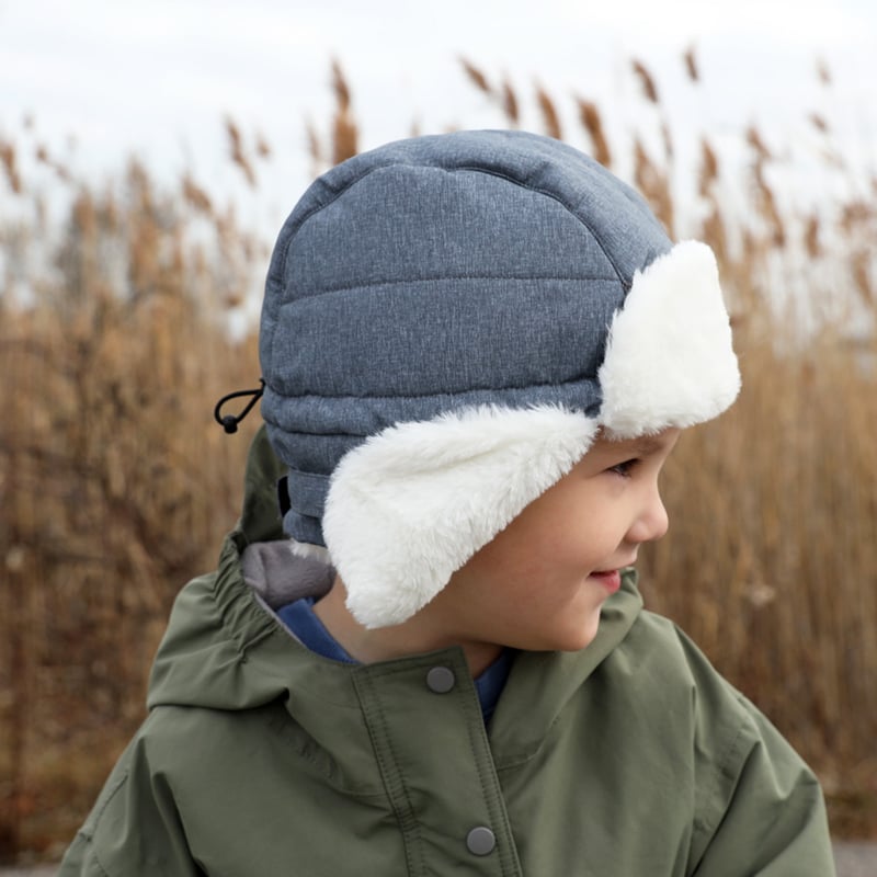 Kids Insulated Winter Hats | Heather Grey