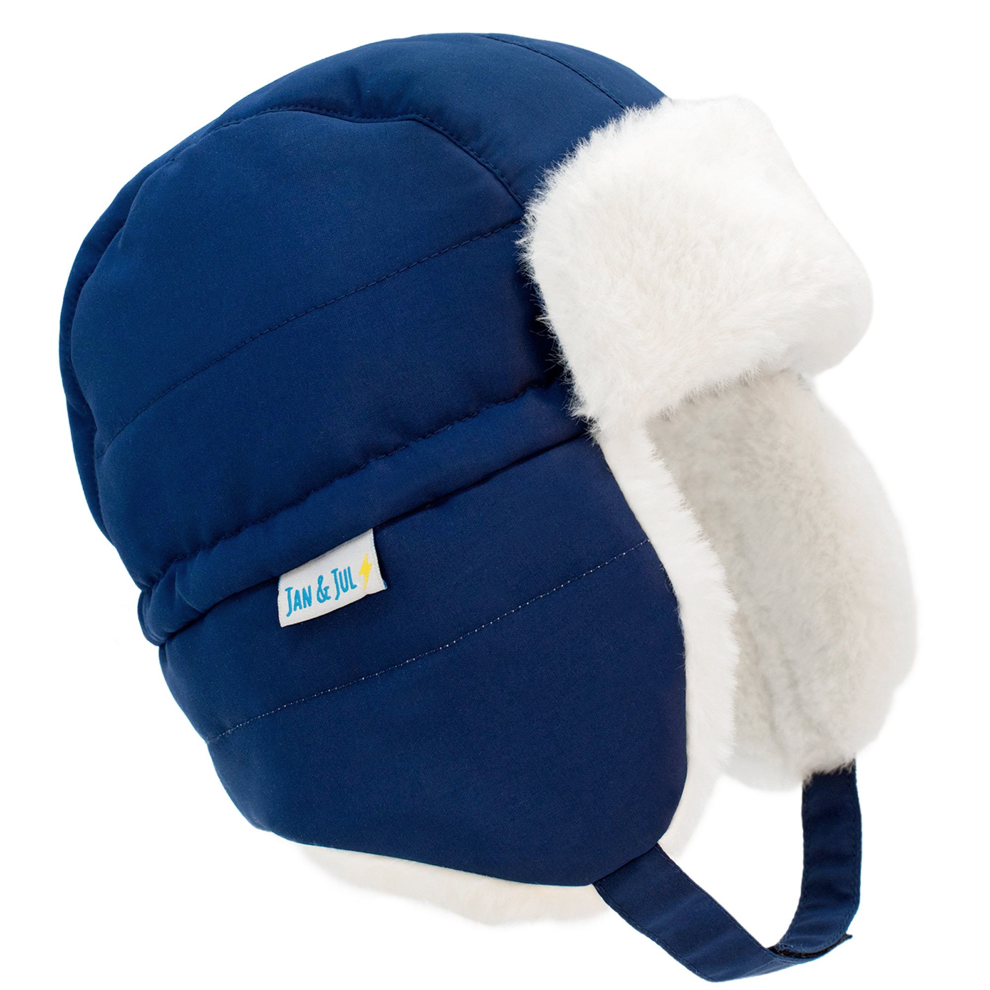 Kids Insulated Winter Hats Nebula Blue Ushanka Style Jan Jul