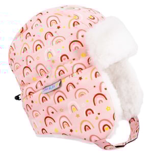 Kids Insulated Winter Hats | Pink Rainbow Kids Insulated Winter Hats | Pink Rainbow