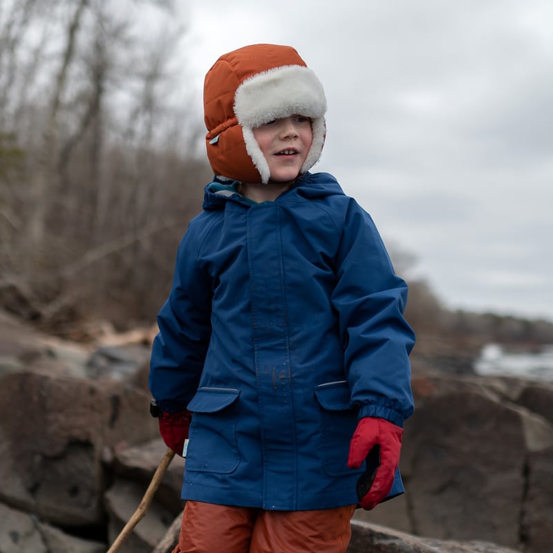 Kids Insulated Winter Hats | Terracotta