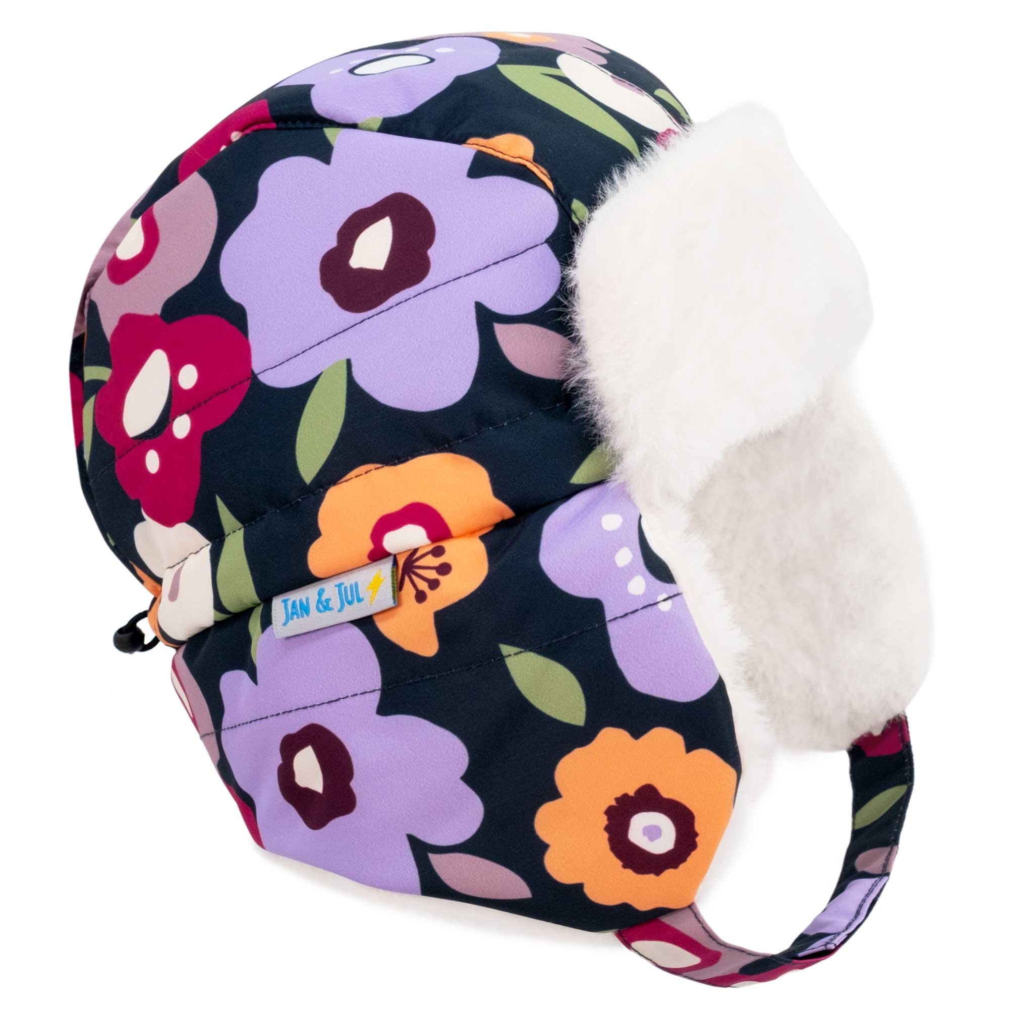 Jan & Jul Toasty-Dry Trapper Winter Hat - Winter Flowers Jan & Jul Toasty-Dry Trapper Winter Hat - Winter Flowers