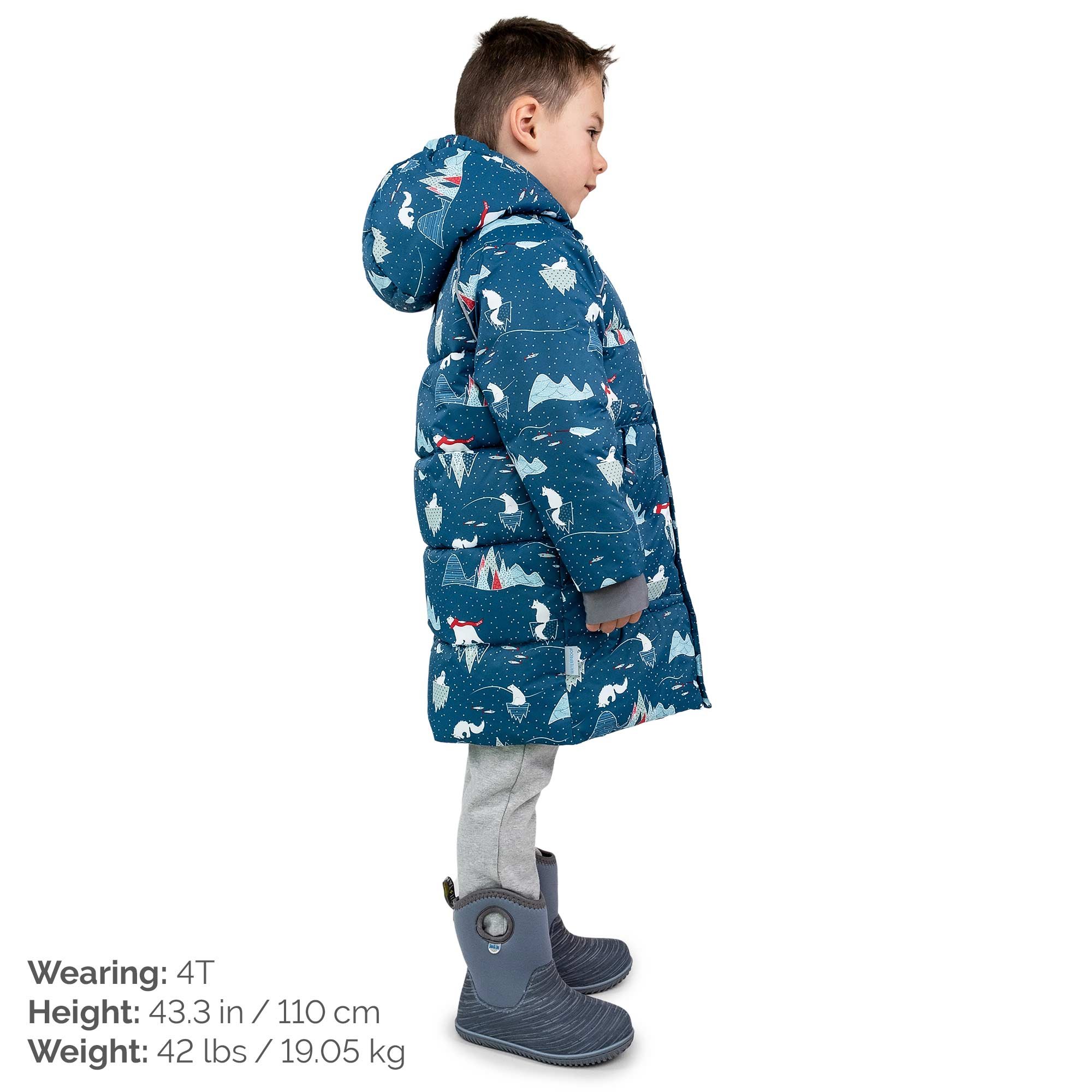 Kids Waterproof Winter Coat Arctic Ski Jacket Jan Jul