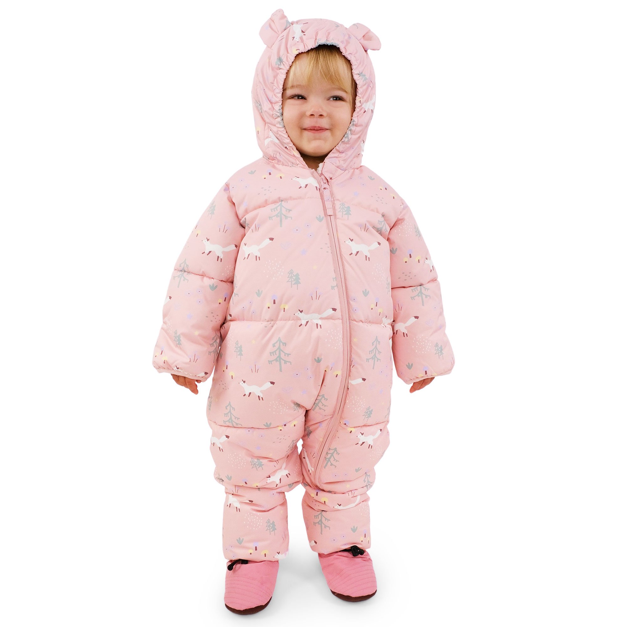 Baby Snowsuit | Pink Forest Baby Snowsuit | Pink Forest
