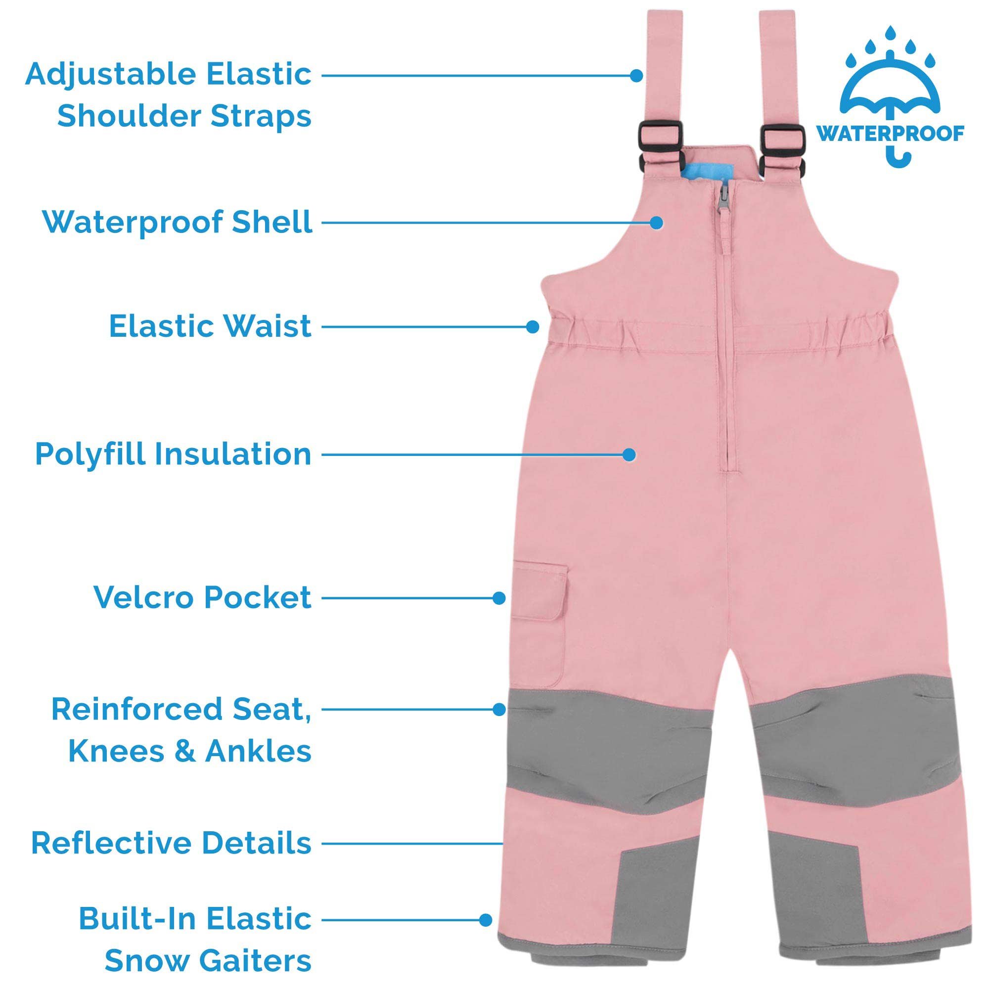 New Product Drop!! Side Zip Bib Overalls - Arctica