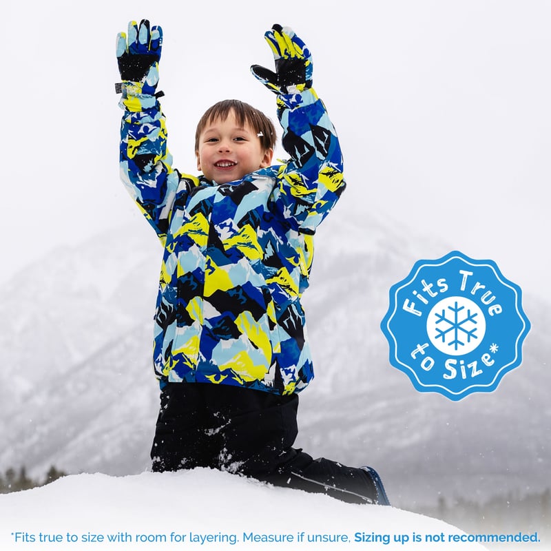 Kids Ski Jacket | Neon Peaks Waterproof and Insulated | Jan