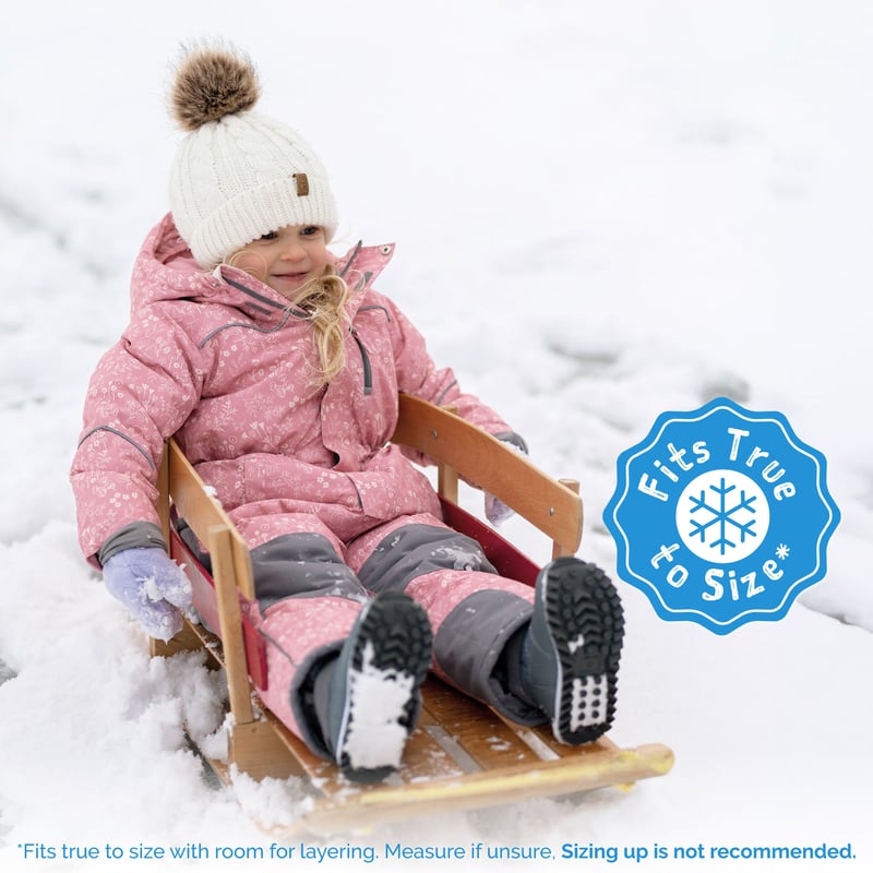 Kids Waterproof Snowsuit | Prairie Flowers for Toddlers | Jan & Jul
